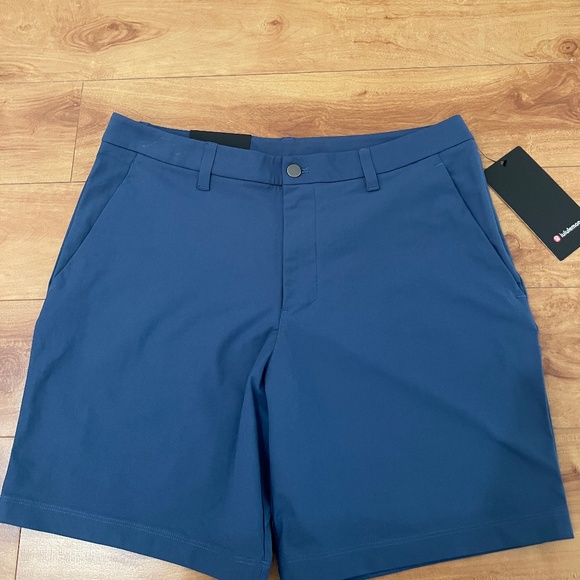 Lululemon Men ABC Classic Fit Navy Blue Shorts 7" Size 34 New With Tag - Picture 6 of 7